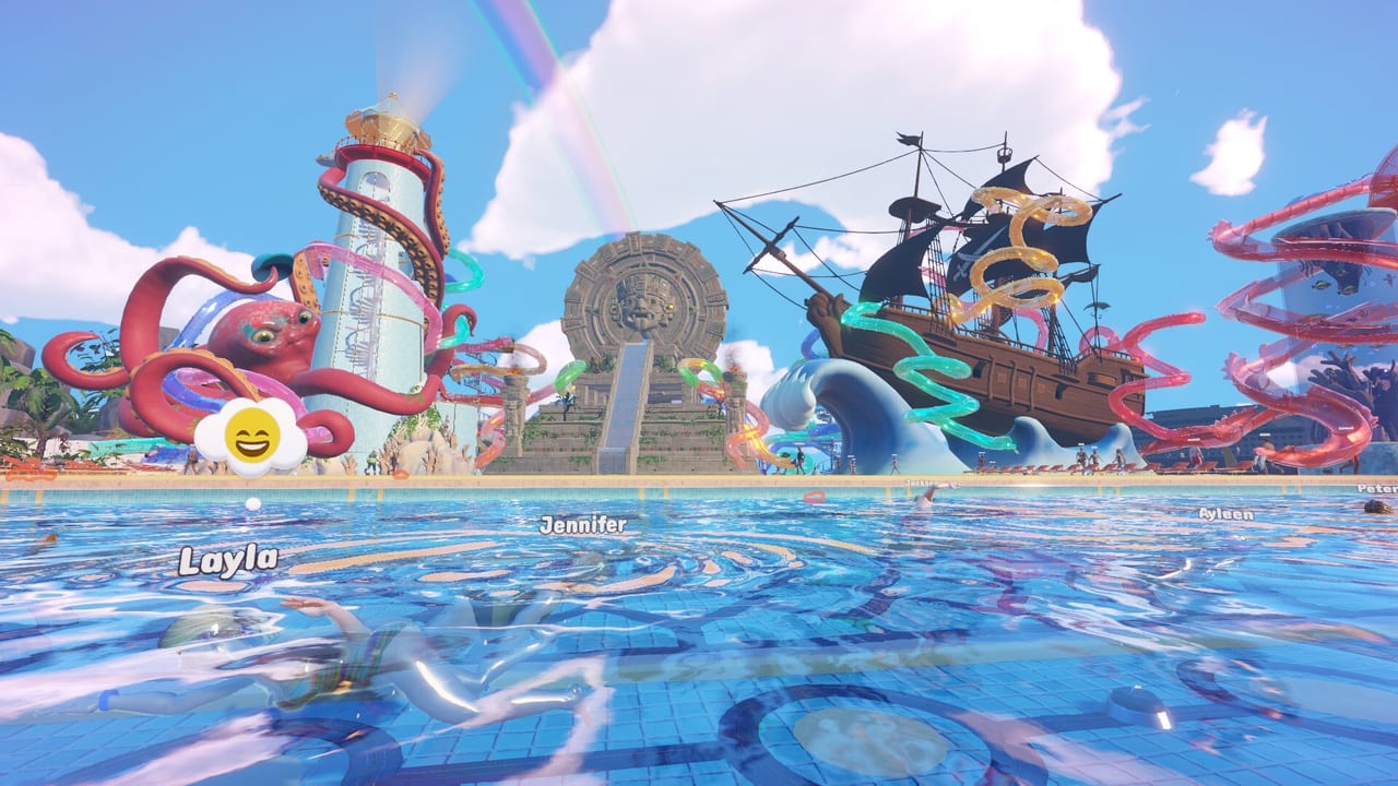 Waterpark Simulator custom slides
